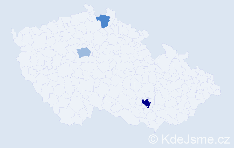 Příjmení: 'Nabih', počet výskytů 7 v celé ČR
