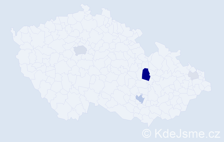 Příjmení: 'Kalhaus', počet výskytů 11 v celé ČR