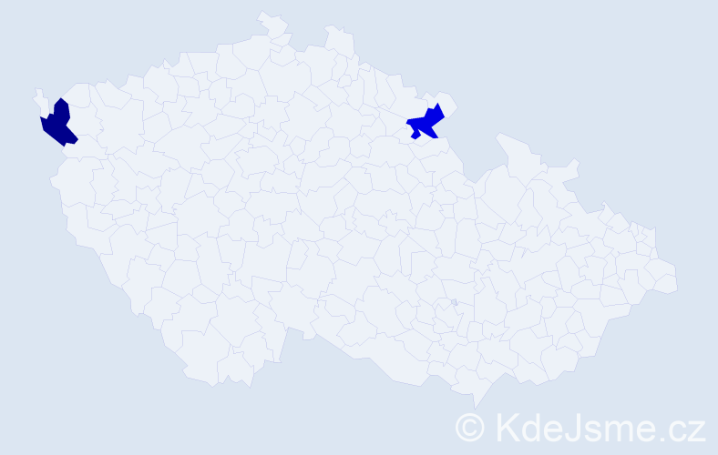 Příjmení: 'Kitajev', počet výskytů 2 v celé ČR