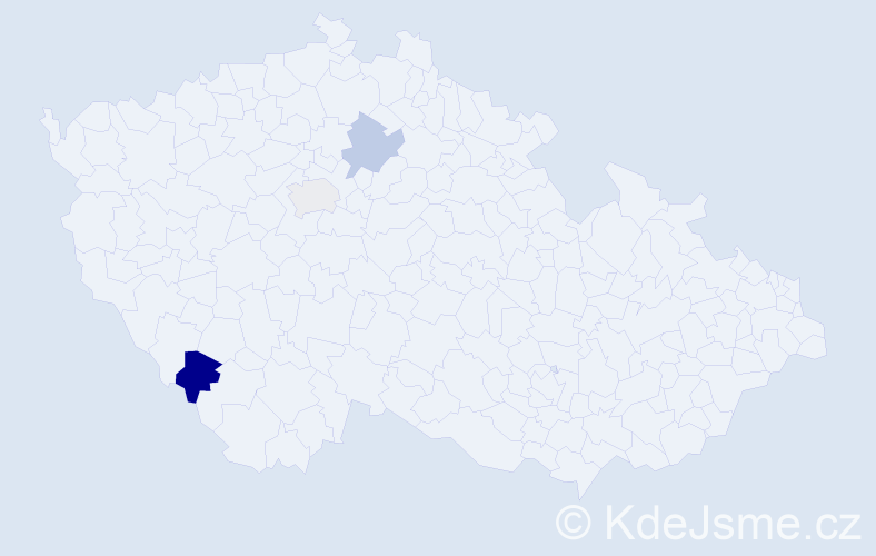 Příjmení: 'Rogoz', počet výskytů 4 v celé ČR