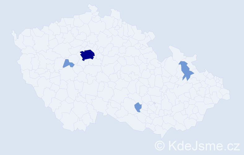 Příjmení: 'Collinsová', počet výskytů 12 v celé ČR