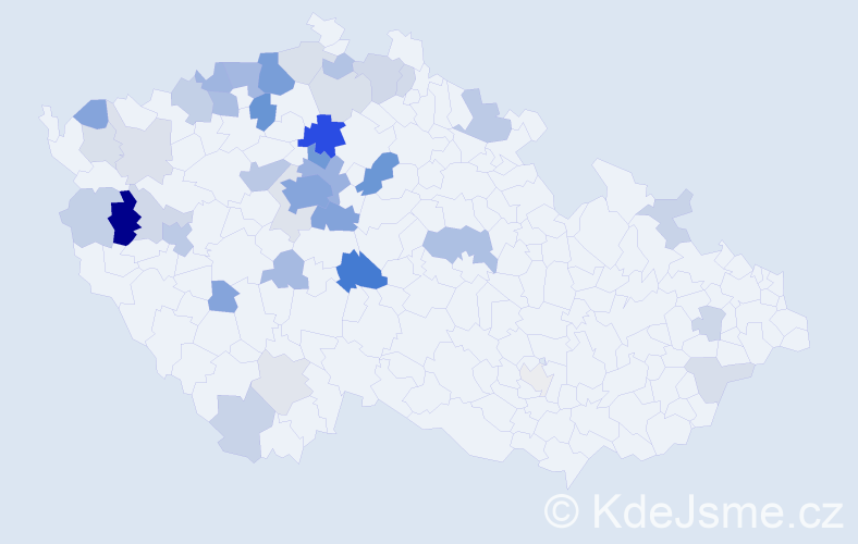 Příjmení: 'Löblová', počet výskytů 132 v celé ČR