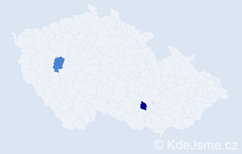 Příjmení: 'Doscocil', počet výskytů 2 v celé ČR