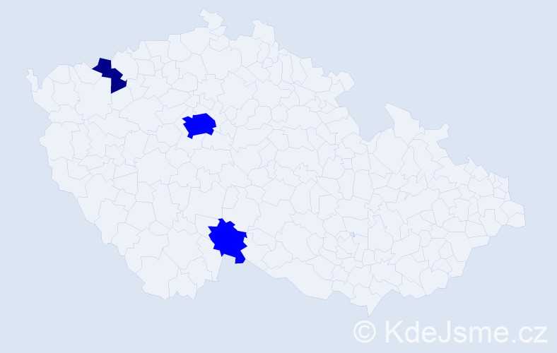 Příjmení: 'Freytagová', počet výskytů 4 v celé ČR