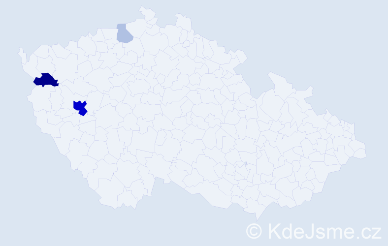 Příjmení: 'Rykovská', počet výskytů 12 v celé ČR
