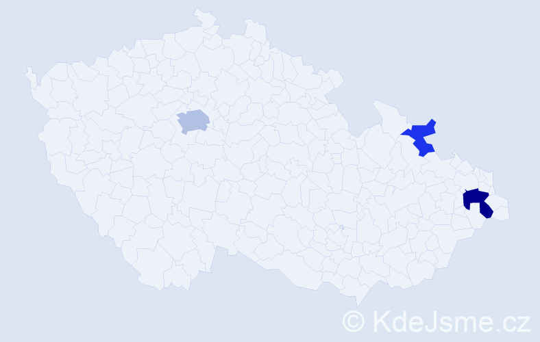Příjmení: 'Starzewski', počet výskytů 7 v celé ČR