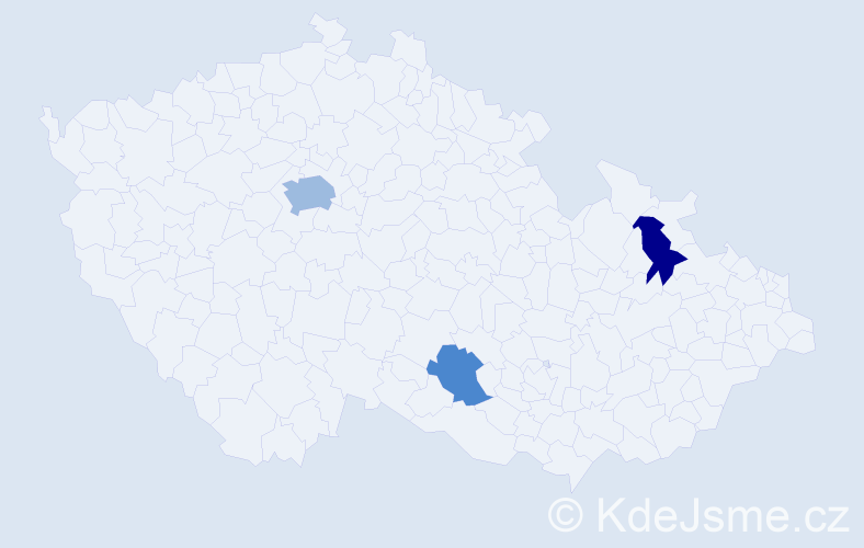 Příjmení: 'Achylisová', počet výskytů 7 v celé ČR