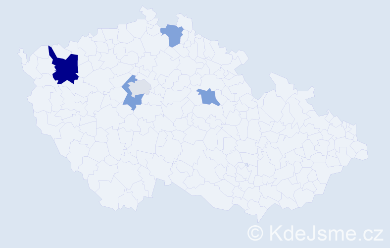 Příjmení: 'Voroshchuk', počet výskytů 7 v celé ČR