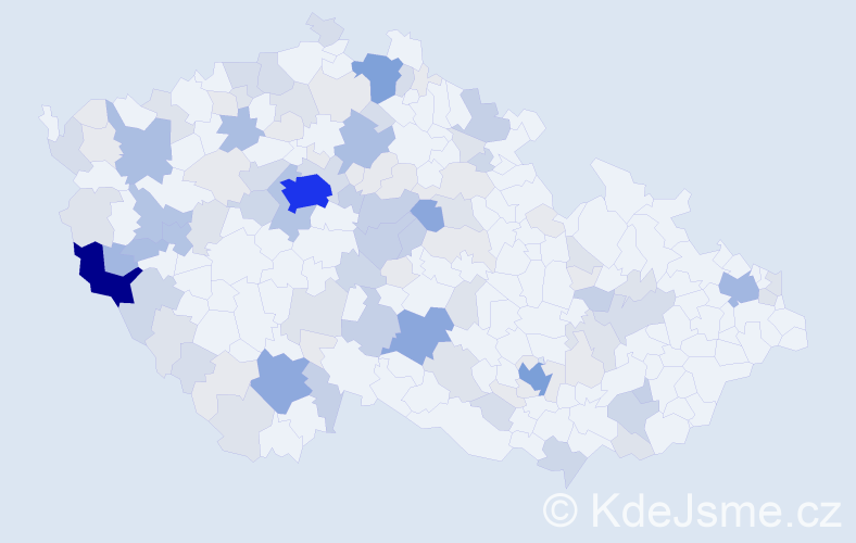 Příjmení: 'Forst', počet výskytů 393 v celé ČR