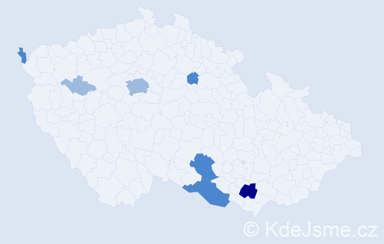 Příjmení: 'Stroh', počet výskytů 14 v celé ČR