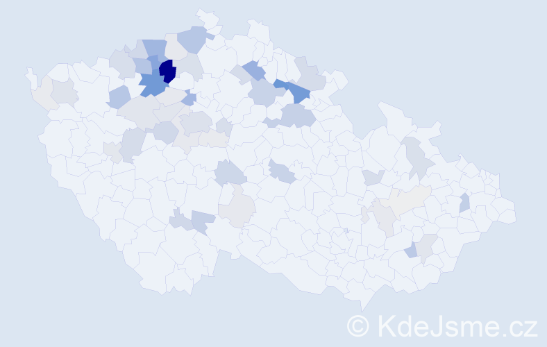 Příjmení: 'Rulf', počet výskytů 221 v celé ČR