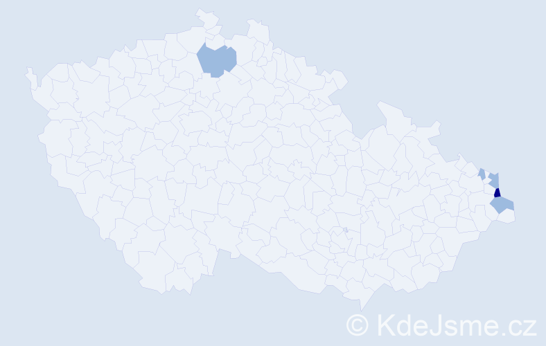 Příjmení: 'Rakowska', počet výskytů 8 v celé ČR