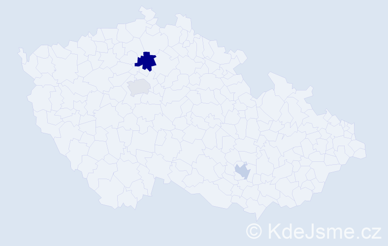 Příjmení: 'Zhurbenko', počet výskytů 4 v celé ČR