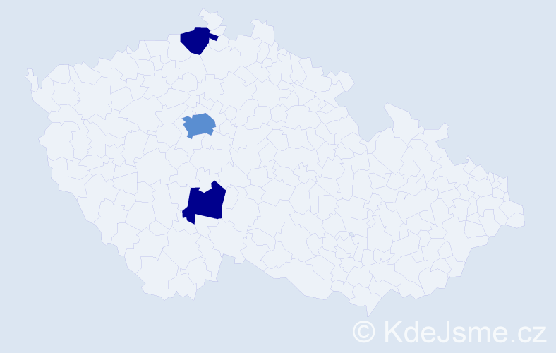 Příjmení: 'Filovkinová', počet výskytů 6 v celé ČR
