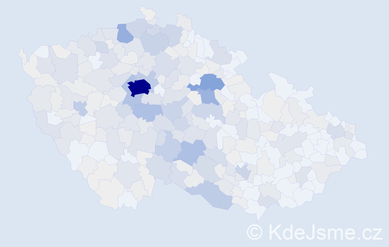 Příjmení: 'Kudrnová', počet výskytů 1487 v celé ČR
