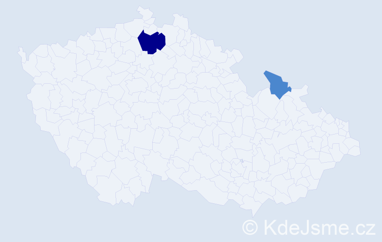 Příjmení: 'Arnhold', počet výskytů 4 v celé ČR