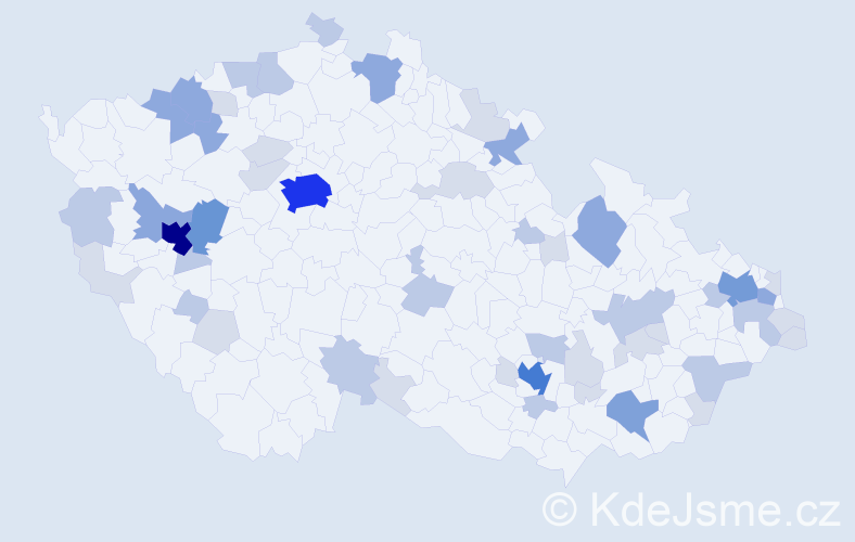 Příjmení: 'Otto', počet výskytů 133 v celé ČR