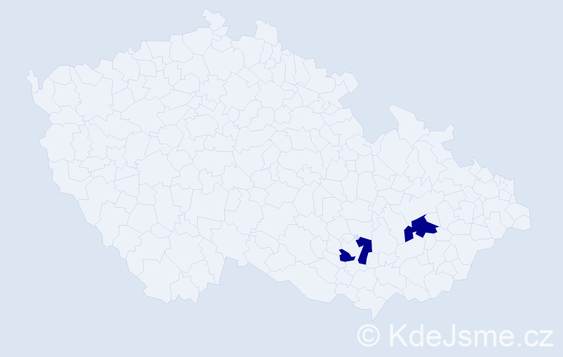 Příjmení: 'Kuziak', počet výskytů 2 v celé ČR