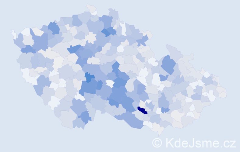 Příjmení: 'Adam', počet výskytů 2313 v celé ČR