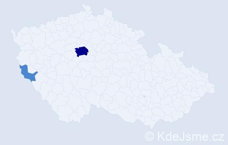 Příjmení: 'Tashpulatov', počet výskytů 4 v celé ČR