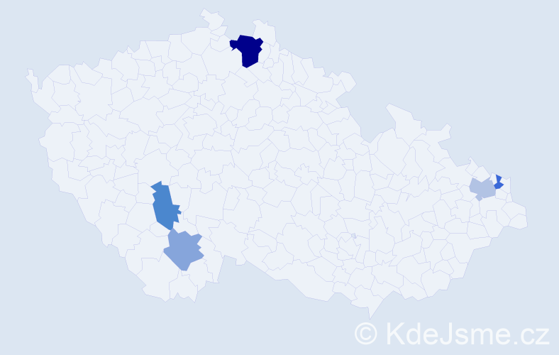 Příjmení: 'Zavadzan', počet výskytů 8 v celé ČR