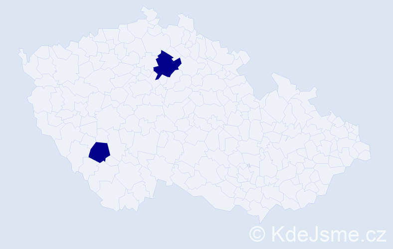 Příjmení: 'Schaible', počet výskytů 2 v celé ČR