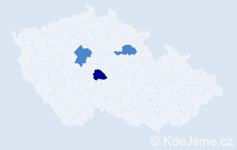Příjmení: 'Golovin', počet výskytů 6 v celé ČR