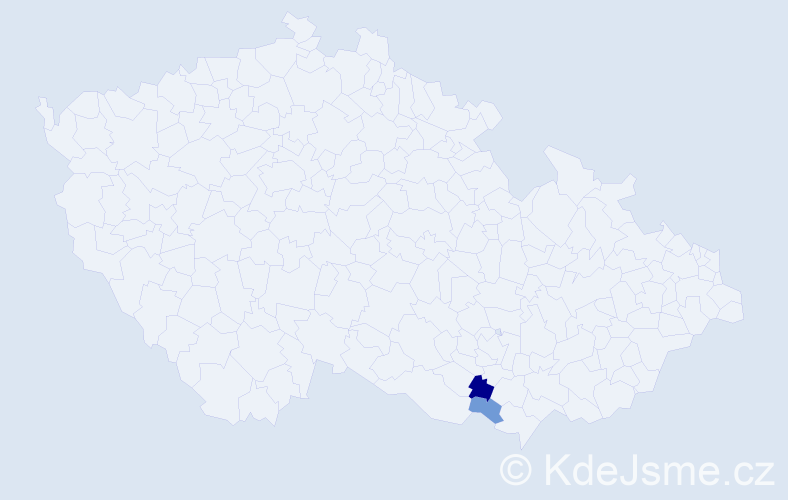 Příjmení: 'Broclawik', počet výskytů 3 v celé ČR