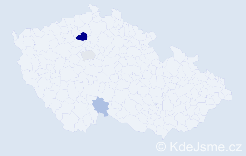 Příjmení: 'Soboláková', počet výskytů 9 v celé ČR