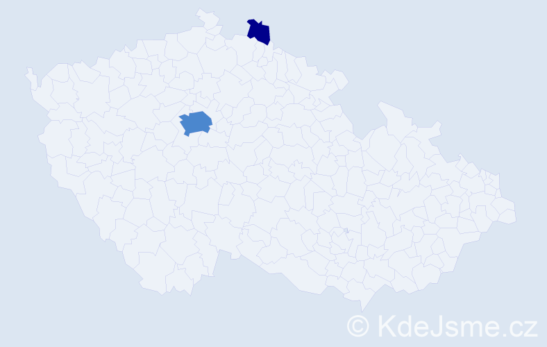 Příjmení: 'Burtscher', počet výskytů 4 v celé ČR