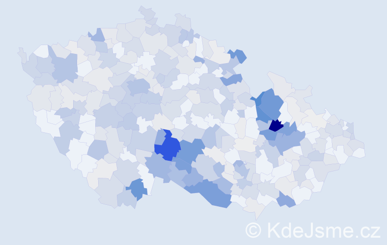 Příjmení: 'Smrčková', počet výskytů 1447 v celé ČR