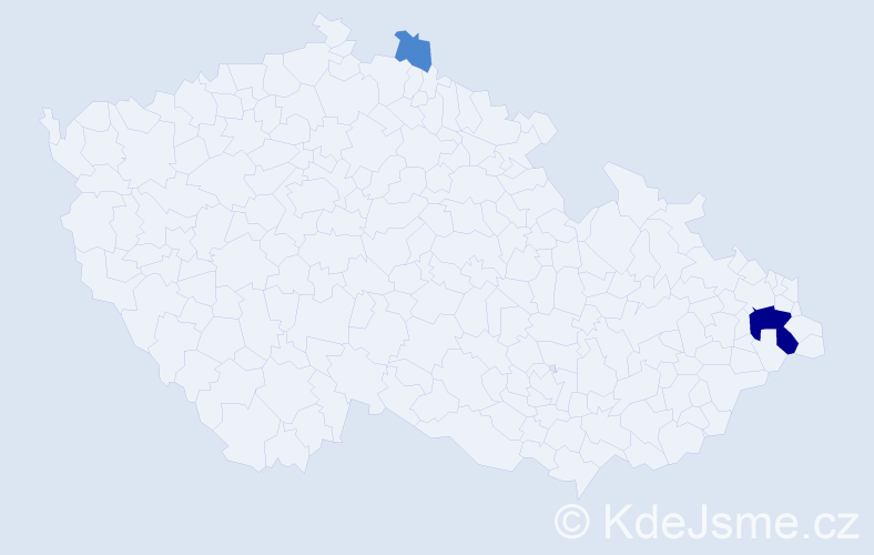 Příjmení: 'Czerwinská', počet výskytů 4 v celé ČR