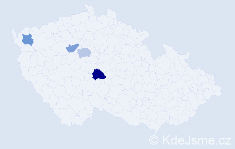 Příjmení: 'Drogomyretskyy', počet výskytů 6 v celé ČR