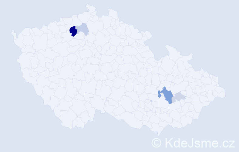 Příjmení: 'Geburová', počet výskytů 11 v celé ČR
