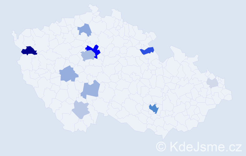 Příjmení: 'Shmilo', počet výskytů 30 v celé ČR