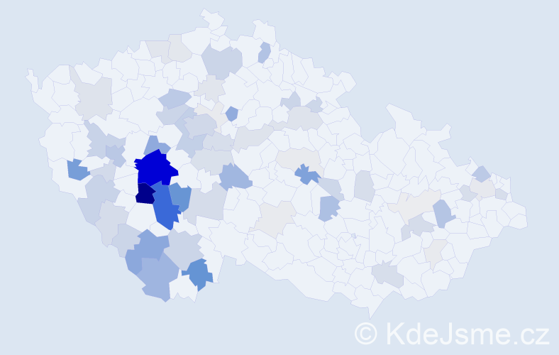 Příjmení: 'Tesková', počet výskytů 238 v celé ČR