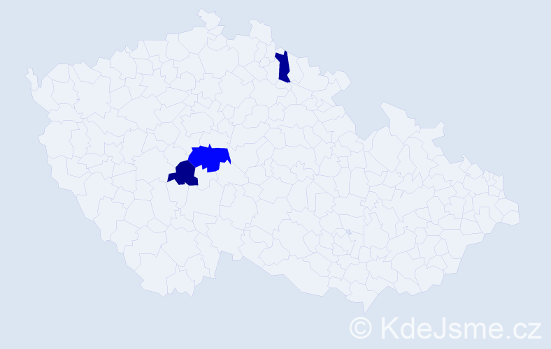Příjmení: 'Arpa', počet výskytů 4 v celé ČR
