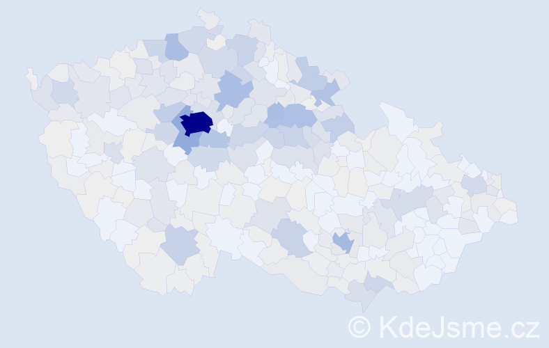Příjmení: 'Zimová', počet výskytů 1547 v celé ČR