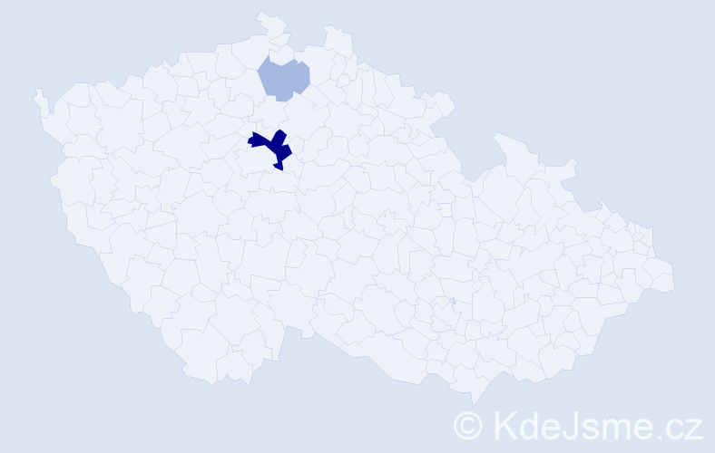 Příjmení: 'Šindlauer', počet výskytů 8 v celé ČR