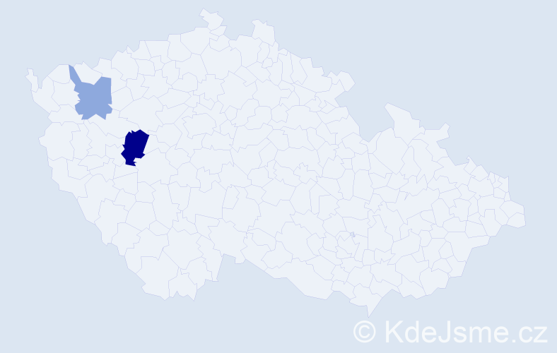 Příjmení: 'Debellis', počet výskytů 4 v celé ČR