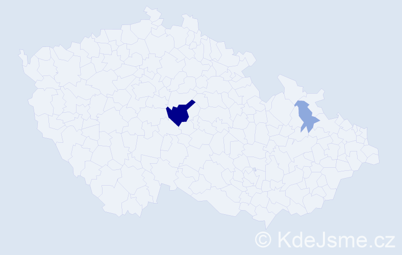 Příjmení: 'Barenčík', počet výskytů 10 v celé ČR