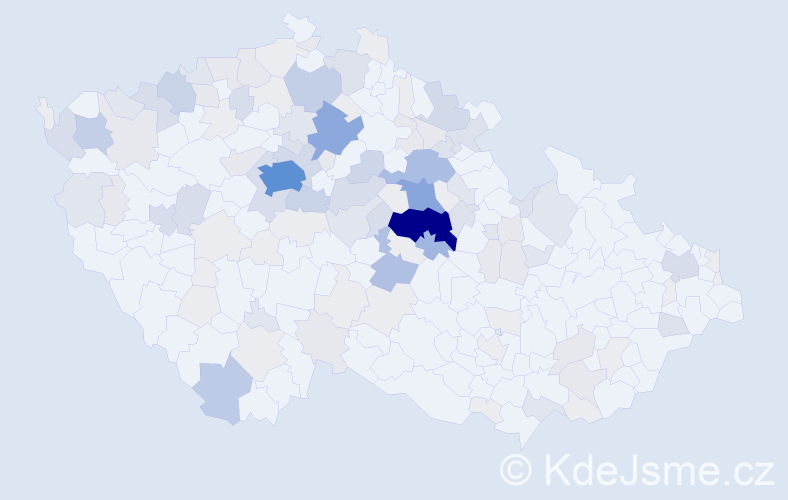 Příjmení: 'Paulusová', počet výskytů 453 v celé ČR
