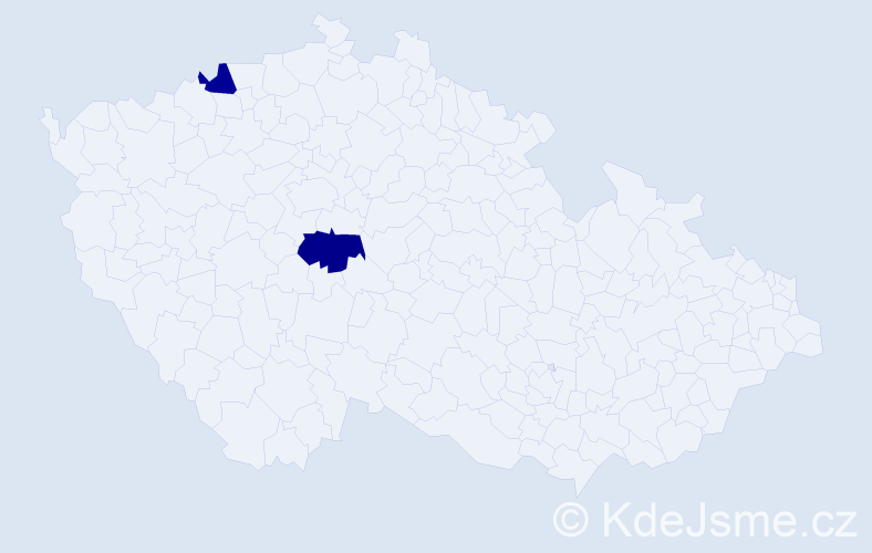 Příjmení: 'Berlová', počet výskytů 12 v celé ČR