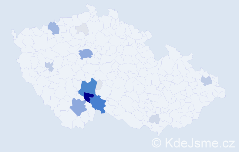Příjmení: 'Drs', počet výskytů 89 v celé ČR