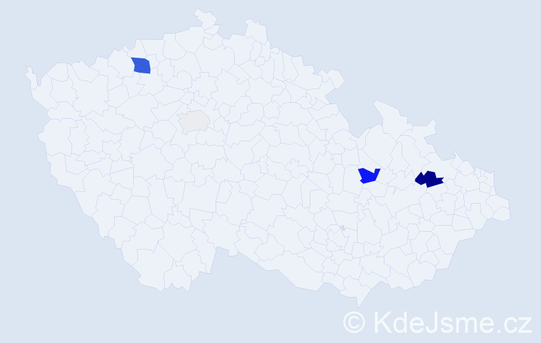 Příjmení: 'Zurko', počet výskytů 11 v celé ČR