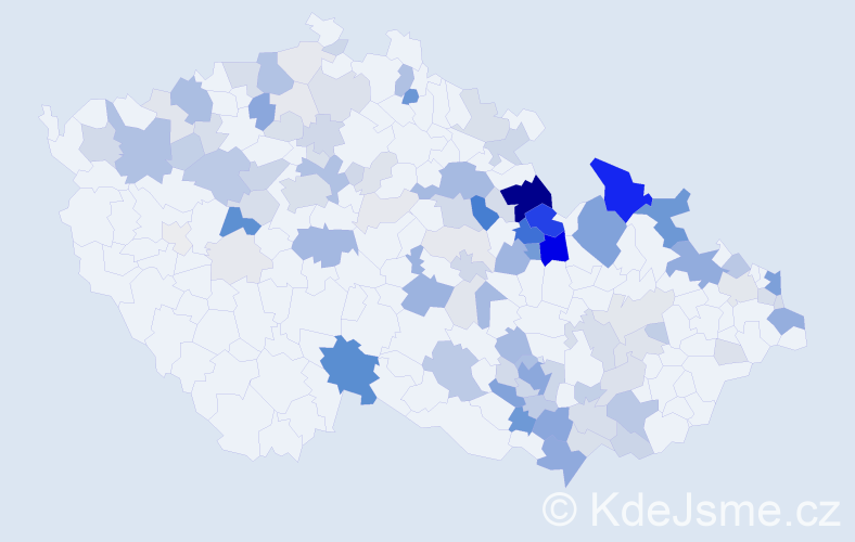 Příjmení: 'Neugebauer', počet výskytů 405 v celé ČR