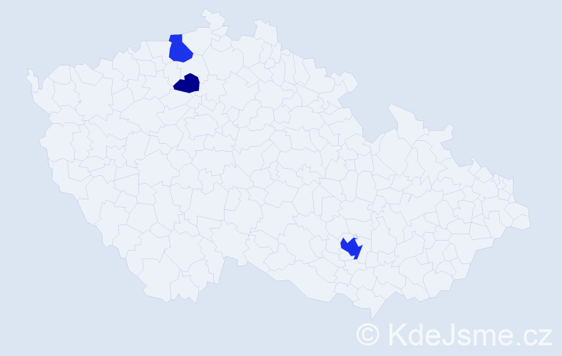 Příjmení: 'Panschab', počet výskytů 8 v celé ČR