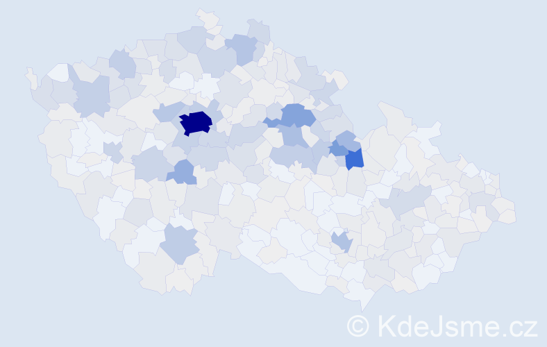 Příjmení: 'Skalická', počet výskytů 1887 v celé ČR