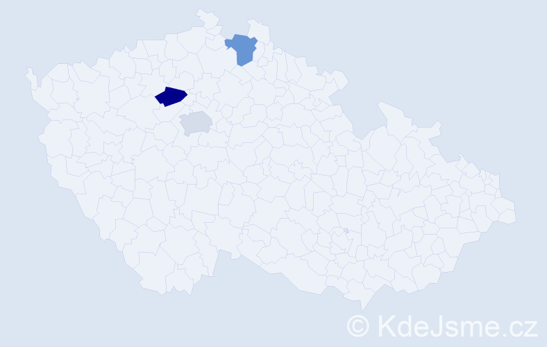Příjmení: 'Blaškovanová', počet výskytů 3 v celé ČR