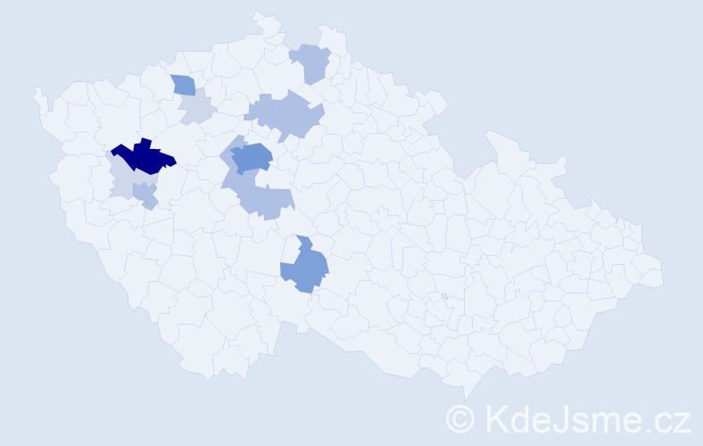 Příjmení: 'Bartásková', počet výskytů 42 v celé ČR